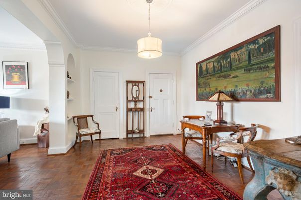 Home Office, Interior, Pendant Lights, Wood Texture Flooring