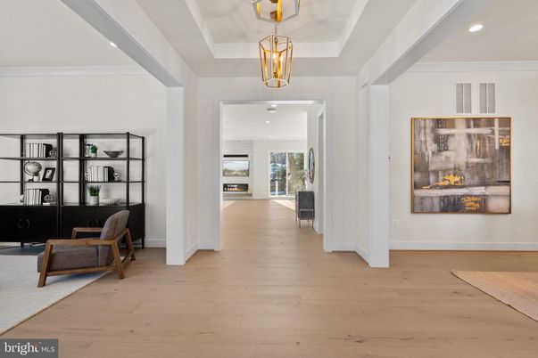 Interior, Pendant Lights, Recessed Lighting, Wood Texture Flooring