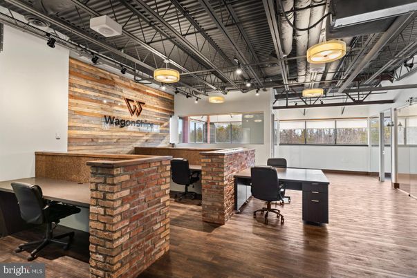 Home Office, Interior, Wood Texture Flooring, Wooden Walls