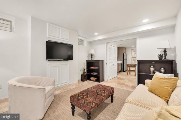 Interior, Living room, Recessed Lighting