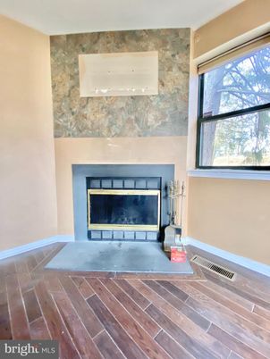 Fireplace, Interior, Wood Texture Flooring
