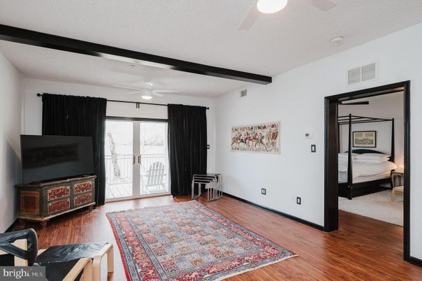 Bedroom, Interior, Wooden Beams, Wood Texture Flooring