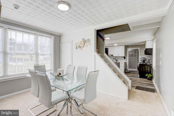 Dining room, Interior, Kitchen, Recessed Lighting