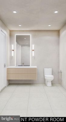 Bathroom, Interior, Recessed Lighting