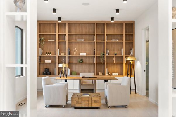 Home Office, Interior, Recessed Lighting