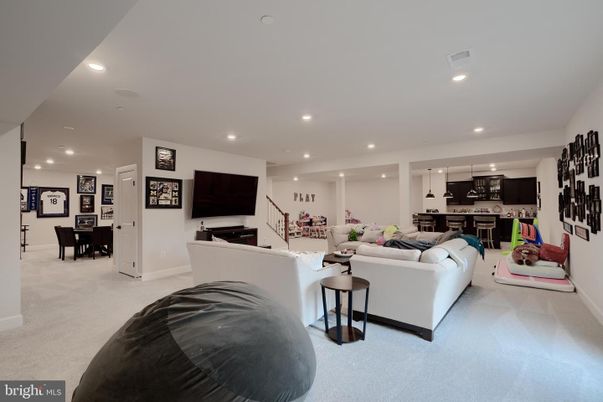 Dining room, Interior, Kitchen, Living room, Recessed Lighting