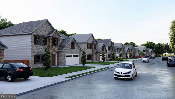 Attached, Exterior, Facade, Brick Facade, Tudor Revival