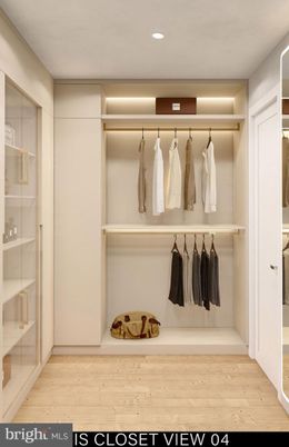Interior, Recessed Lighting, Walk-in Closets, Wood Texture Flooring