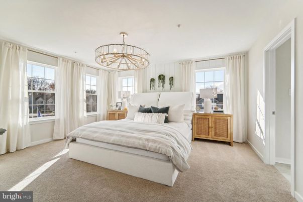 Bedroom, Chandelier, Interior