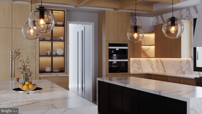 Interior, Kitchen, Pendant Lights