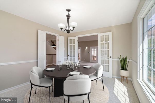 Chandelier, Dining room, Interior