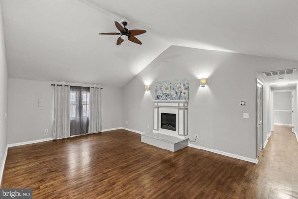 Empty room, Fireplace, Interior, Wood Texture Flooring