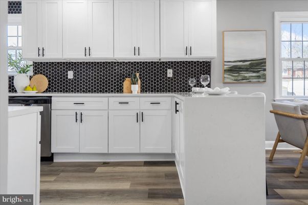 Interior, Kitchen, Wood Texture Flooring