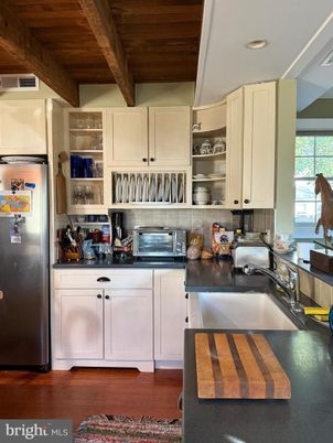 Interior, Kitchen, Recessed Lighting, Wooden Beams, Wooden Ceilings, Wood Texture Flooring