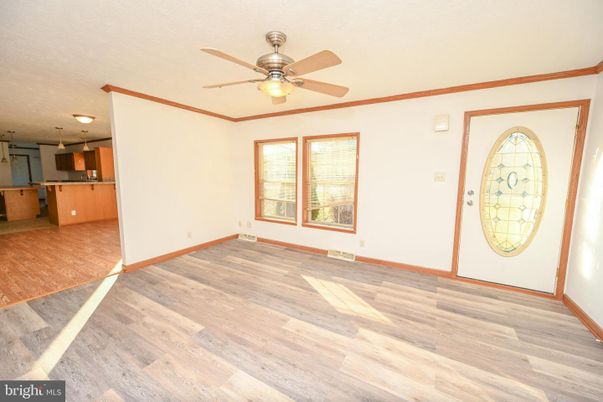 Empty room, Interior, Kitchen, Wood Texture Flooring