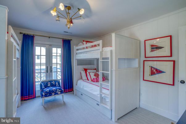 Bedroom, Chandelier, Interior