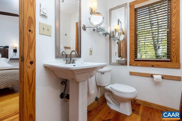 Bathroom, Interior, Wood Texture Flooring