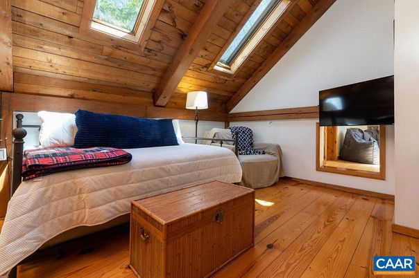 Bedroom, Interior, Wooden Beams, Wooden Ceilings, Wood Texture Flooring, Wooden Walls