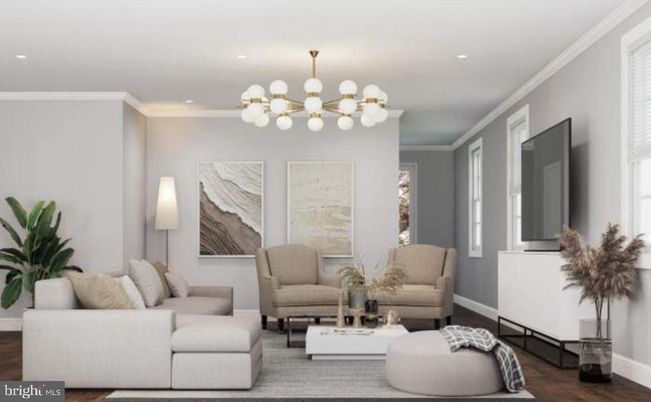 Interior, Living room, Pendant Lights, Recessed Lighting, Wood Texture Flooring