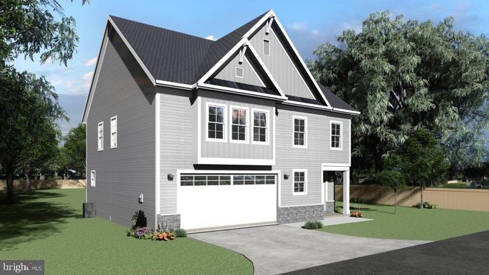 Attached, Exterior, Facade, Farmhouse