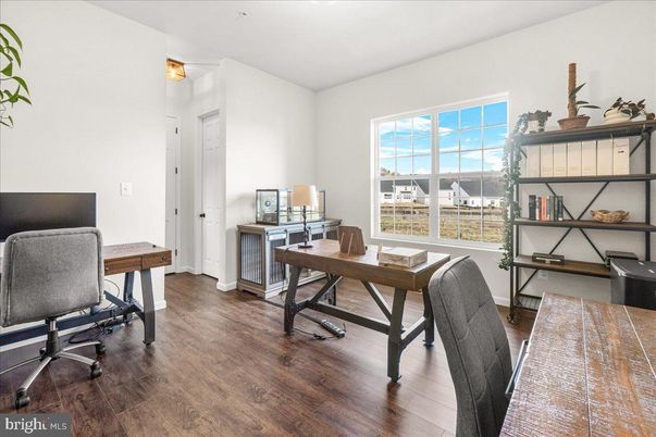 Home Office, Interior, Wood Texture Flooring