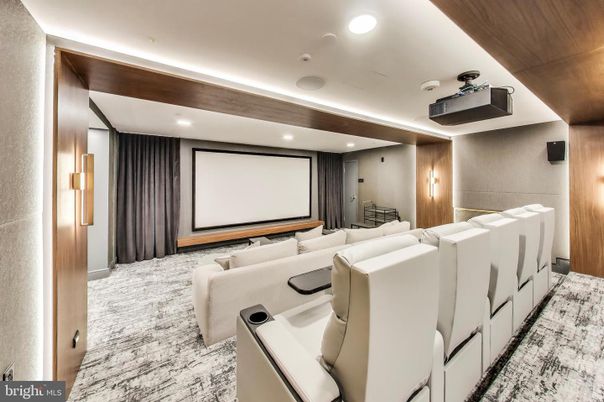 Home Theatre Room, Interior, Projection Screen, Recessed Lighting, Theatre Room