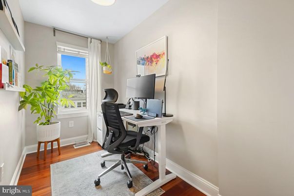 Home Office, Interior, Wood Texture Flooring