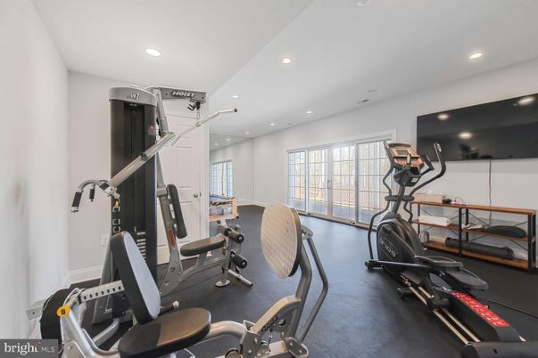 Fitness Equipment, Gym, Interior, Recessed Lighting