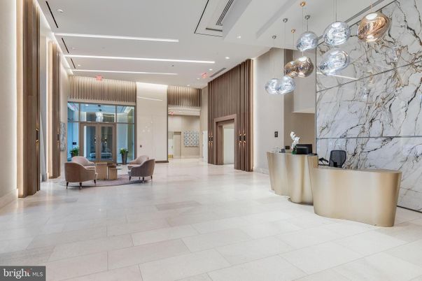 Interior, Living room, Marble Walls, Pendant Lights, Recessed Lighting