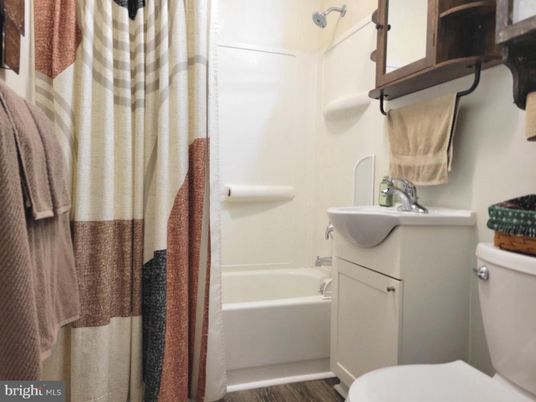 Bathroom, Interior, Wood Texture Flooring