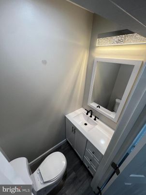 Bathroom, Dual Sink Vanities, Interior, Wood Texture Flooring