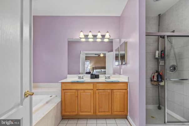 Bathroom, Dual Sink Vanities, Glass Shower, Interior