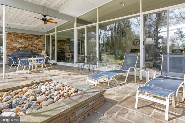 Interior, Stone Walls, Sun Room