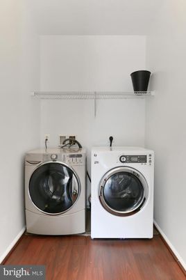 Interior, Utility Closets, Washer, Wood Texture Flooring