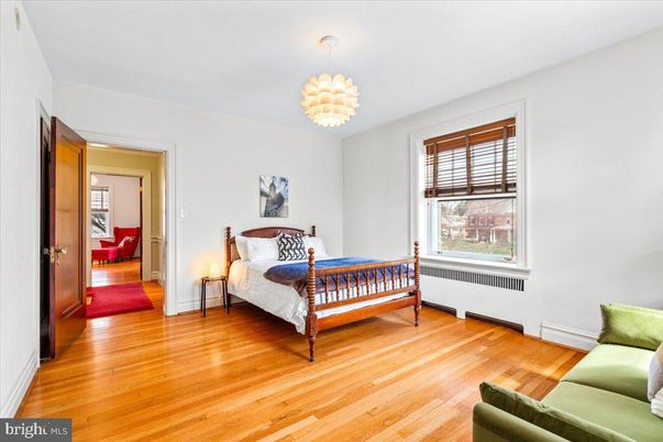 Bedroom, Chandelier, Interior, Pendant Lights, Wood Texture Flooring