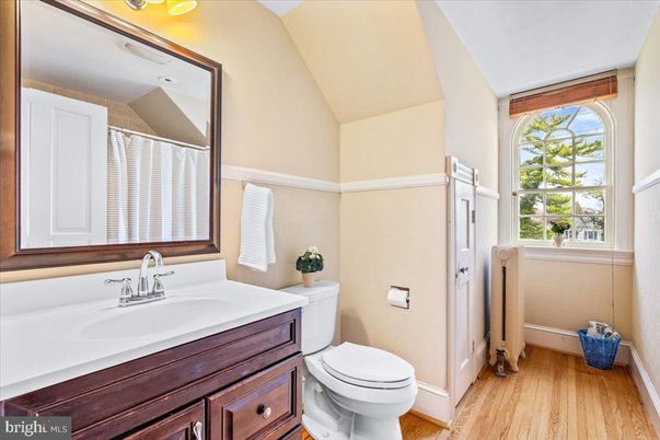 Bathroom, Interior, Wood Texture Flooring