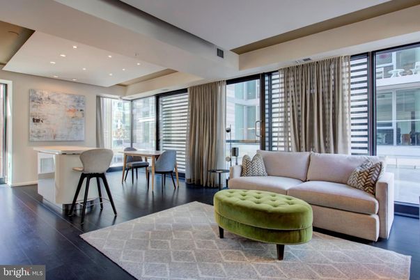 Dining room, Interior, Living room, Recessed Lighting, Wood Texture Flooring