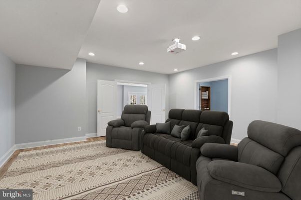 Interior, Living room, Recessed Lighting