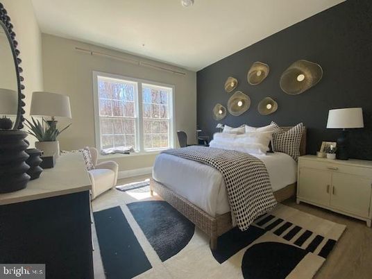 Bedroom, Interior, Wood Texture Flooring