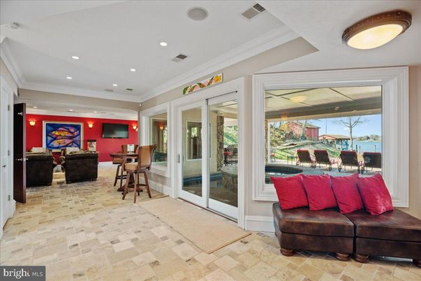 Interior, Living room, Recessed Lighting