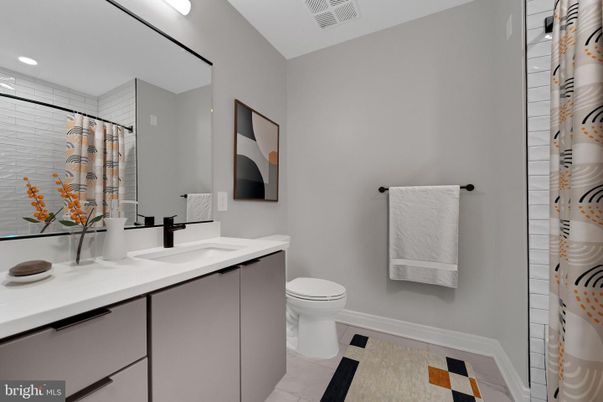 Bathroom, Interior, Recessed Lighting