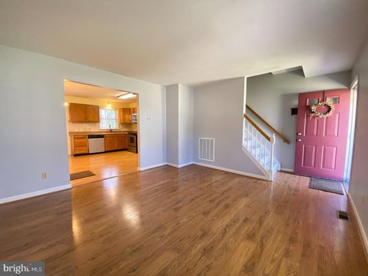 Empty room, Interior, Kitchen, Wood Texture Flooring