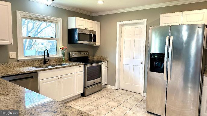 Interior, Kitchen, Recessed Lighting, Stainless Steel Appliances