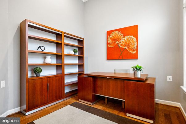 Home Office, Interior, Wood Texture Flooring