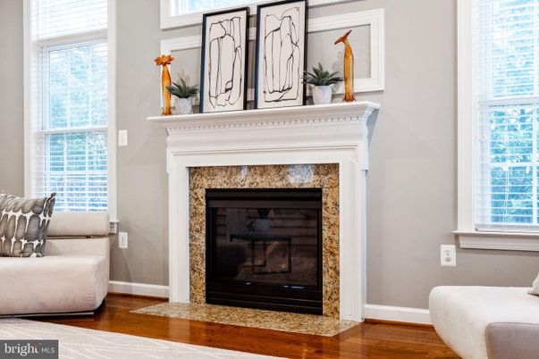 Fireplace, Interior, Wood Texture Flooring