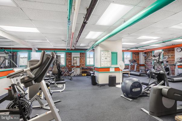 Fitness Equipment, Gym, Interior, Recessed Lighting