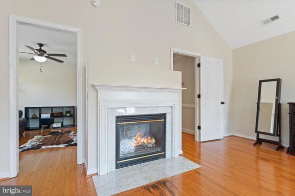 Fireplace, Interior, Wood Texture Flooring