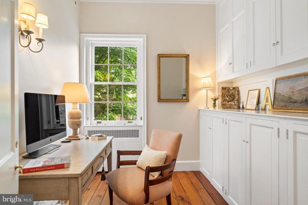 Home Office, Interior, Wood Texture Flooring