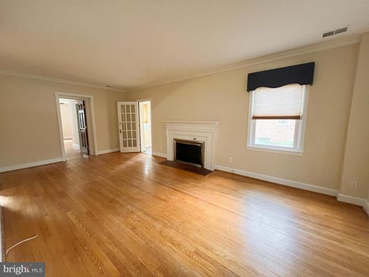 Empty room, Fireplace, Interior, Wood Texture Flooring