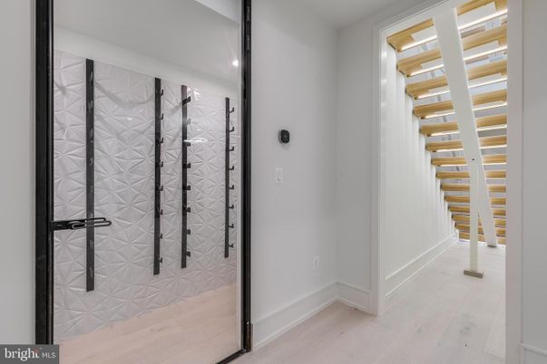 Interior, Recessed Lighting, Wine Storage, Wood Texture Flooring